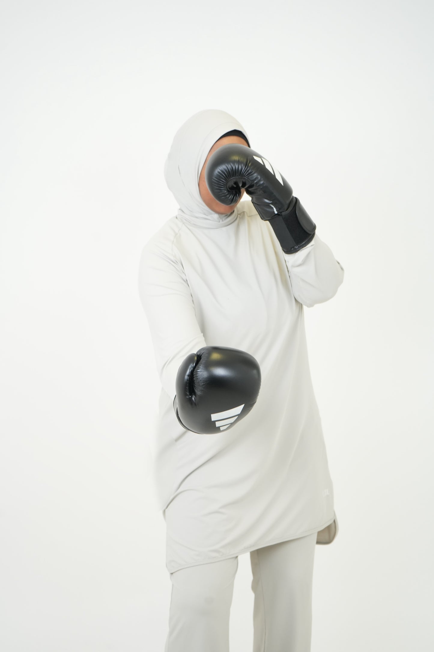 Ensemble nylon gris
