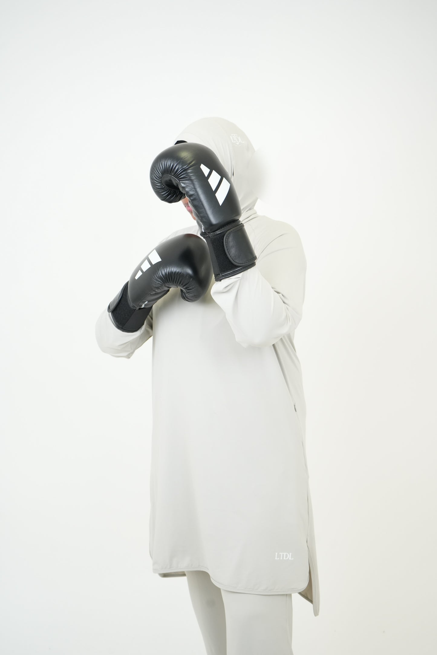 Ensemble nylon gris